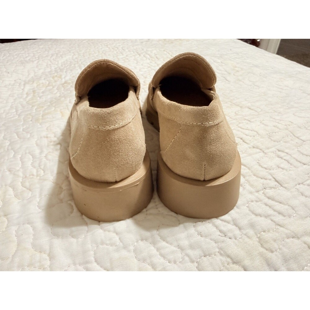 Dolce Vita Elias Lug Loafers Tan Suede Leather Women’s 6 - Picture 8 of 11